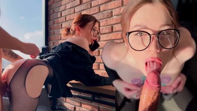 Hot Slut Talking on the Phone with Her Husband while Her Friend Fucks Her.