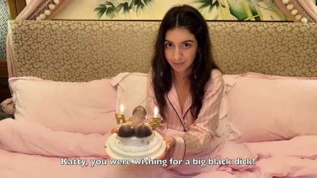 Congratulated Katty West on Her Birthday and Fucked Her Cumming in Her Mouth