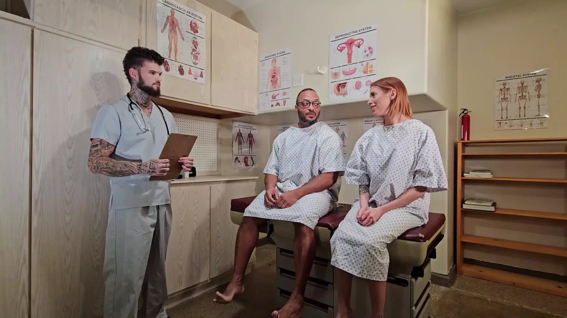 Dr. Gurius Flip Fucks a Couple Who Can't Pay the Bill